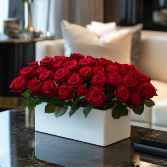 Rectangular Center Piece Red 