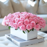 Rectangular Center Piece Pink 