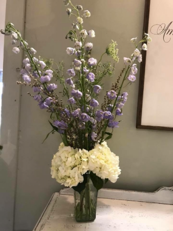 Recycled Glass Vase Arrangement