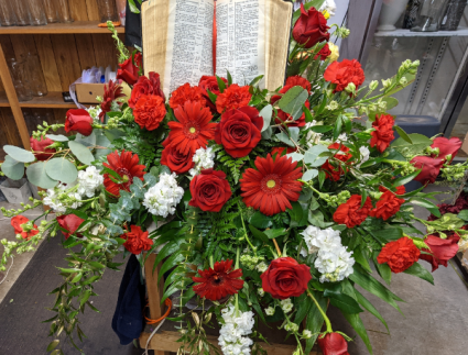 Red and White Bible Piece 