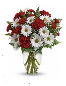Red and White Delight Arrangement