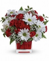 Red And White Delight Arrangement