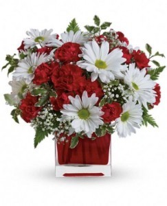 Red and White Delight Teleflora Design
