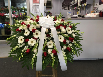 RED AND WHITE MIX Casket 