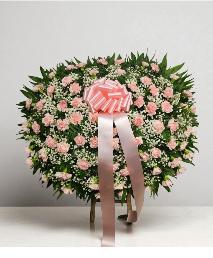 Light Pink Roses Casket 