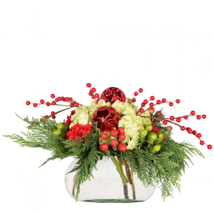 Red Berry Swirl Arrangement