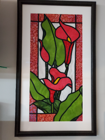 Red Calla lilies Framed Art Gift in Mount Pearl, NL | Flowers With Special Touch