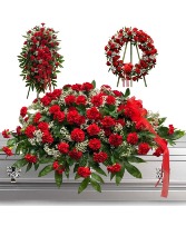 Red Carnation 3 pc set 3 pc set