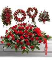 Red Carnation 5 pc 5 pc set