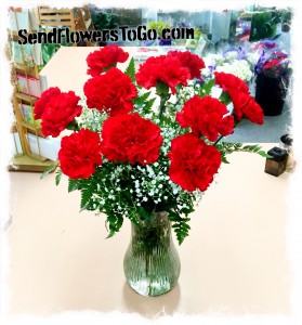 Red Carnation Bouquet