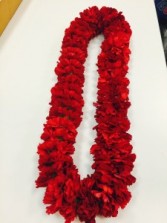 Red Carnation Lei Lei