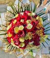 Red Carpet Ready roses with butterflies (ONLY AVAILABLE ONLINE)