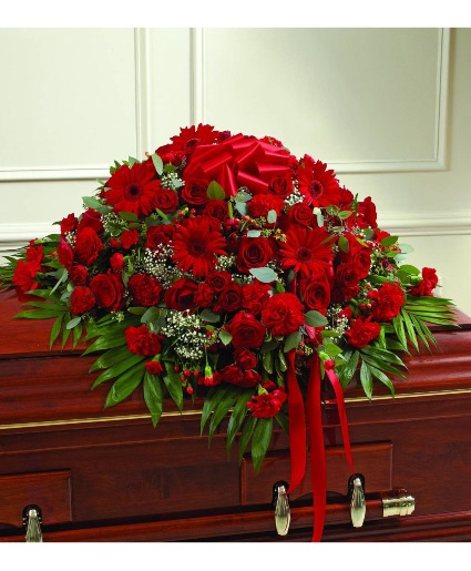 Red Casket Spray 