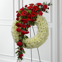 THE CIRCLE OF LIFE AND LOVE WREATH STANDING WREATH 