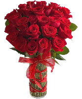 Red Explosion Roses Bouquet