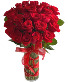 Red Explosion Roses Bouquet