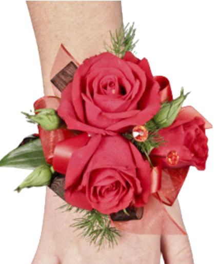 Red Frenzy Corsage