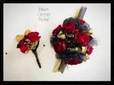 Red Fusion Corsage