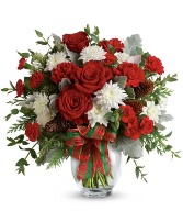 Red Holiday Joy Bouquet 