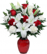 Red Horizons Vase Arrangement