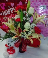 Red Hot Vase Valentine