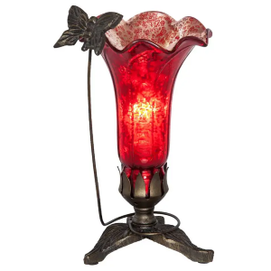 Red Lily Lamp Gift