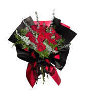 Red Passion bqt  Wrap bouquet 