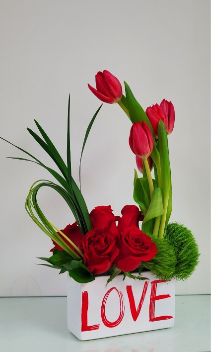 Red Passion Love You Bouquet Love Arrangement