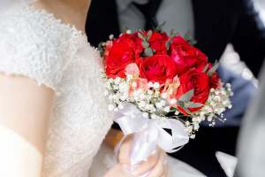 Red Passion Wedding Bouquet 