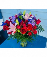 Red & Purple Bouquet  