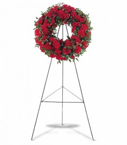 Red Regards Wreath HF7203