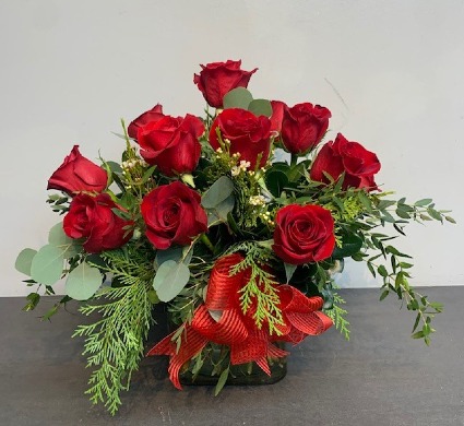 Red Romance  Dozen Roses