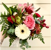 Red Romance Hand Bouquet Valentines Special