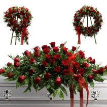 Red Rose 3 Piece Package 