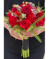 RED ROSE' AND BLING BOUQUET 