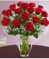 Deluxe 18 Red Rose Bouquet Fresh arrangement