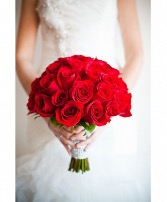 Red Rose Bridal Bouquet Wedding Package