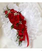 Red Rose Casket Pillow  