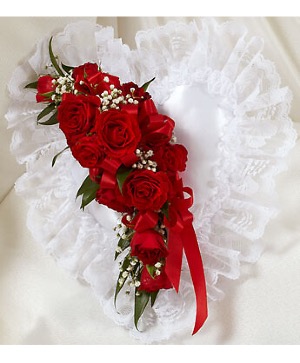 Red Rose Casket Pillow  