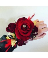 Romantic Red Corsage