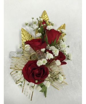 Red Rose Corsage Prom Corsage 