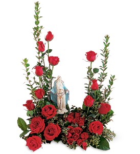 RED ROSE GRACE STATUE NOT INCLUDED