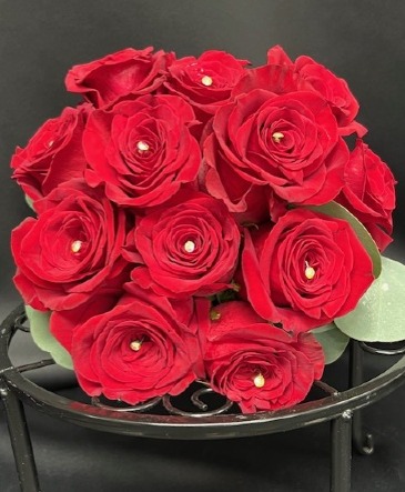 Red Rose Hand-Tied Bouquet in Denison, TX | JUDY'S FLOWER SHOPPE Red Rose Hand-Tied Bouquet in Denison, TX | JUDY'S FLOWER SHOPPE