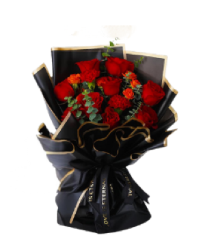 Red Rose passion bouquet Hand tied bouquet