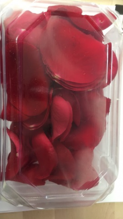 Red Rose Petal Box