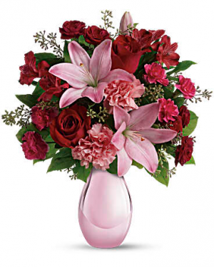 Red Rose & Pink Lily Mix 