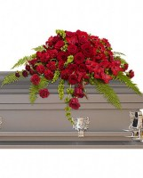 Red Rose Sanctuary Casket Spray Casket Spray