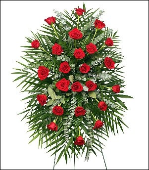 Red Rose Spray FSN-13 Standing Spray