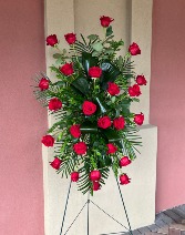 Red Rose Standing Spray  