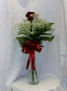Red Rose Vase